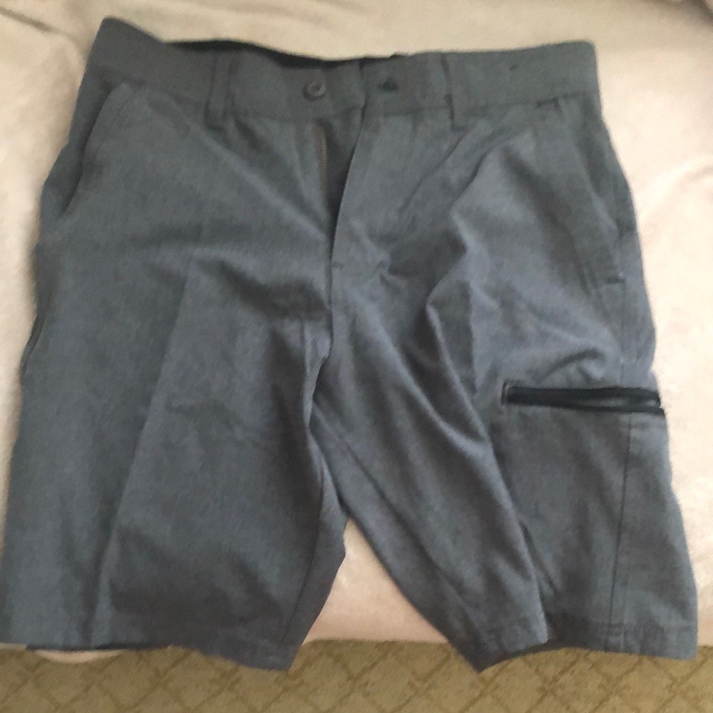 Rugby University Dark Grey Dress shorts Size 30 Waist 10” length